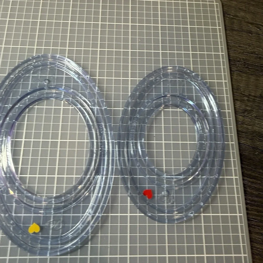 Creative Memories Custom Cutting‎ System Lot Blades Mat Templates Circles Ovals